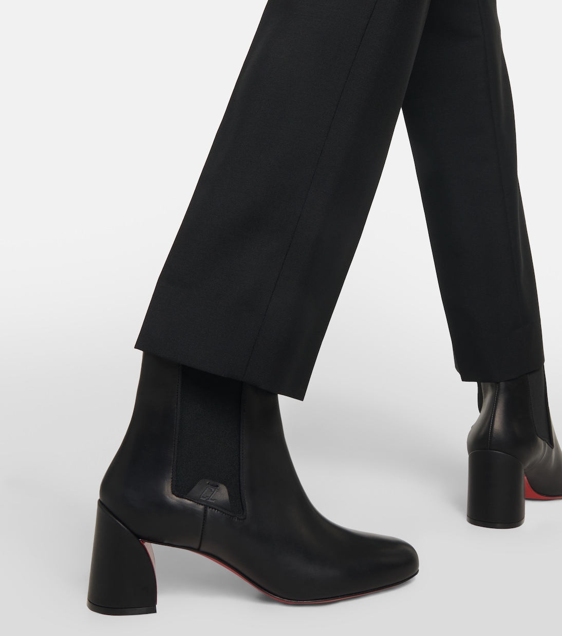 Turelastic leather ankle boots | Christian Louboutin