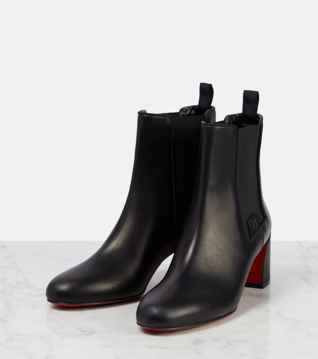 Turelastic leather ankle boots | Christian Louboutin