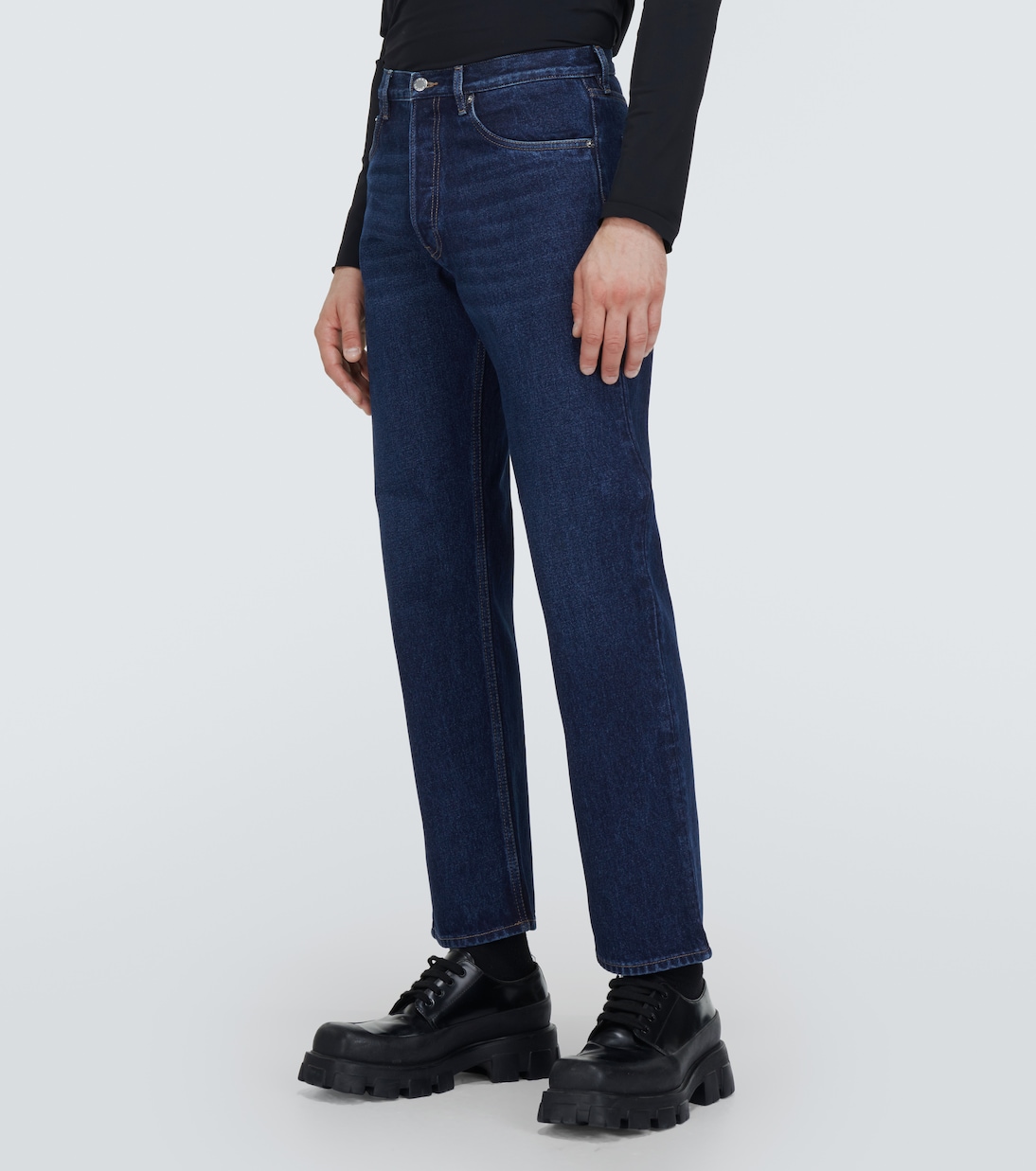 Jeans regular a vita media | Prada