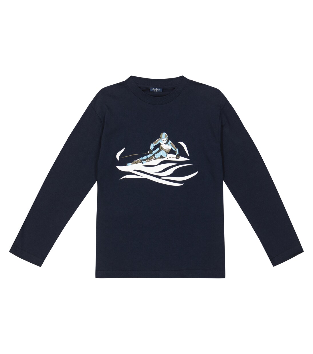 Bedrucktes Top aus Baumwoll-Jersey | Il Gufo