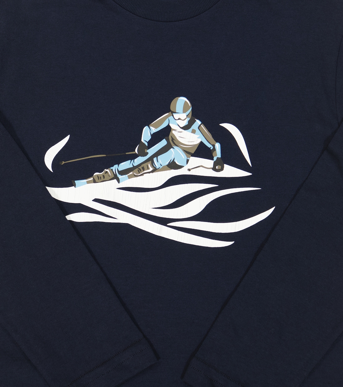 Bedrucktes Top aus Baumwoll-Jersey | Il Gufo