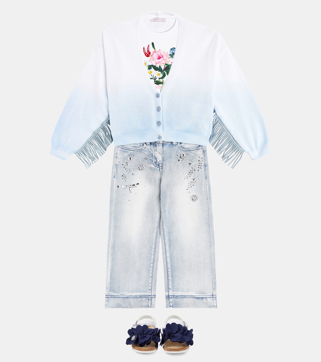 Cotton jersey T-shirt | Monnalisa