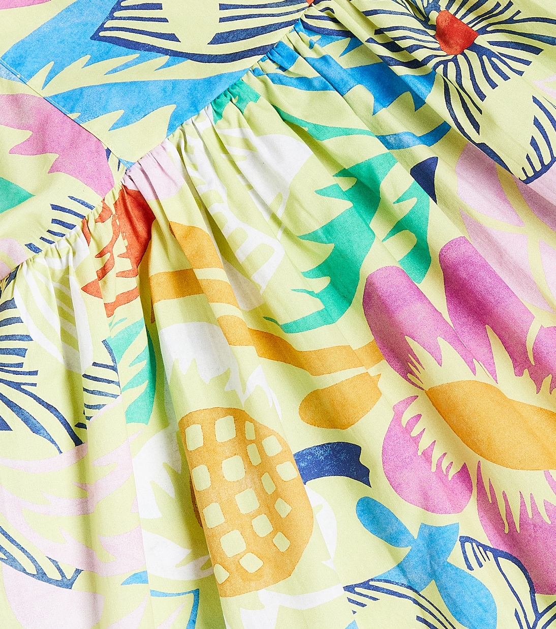 Caio floral ruffled cotton dress | Molo