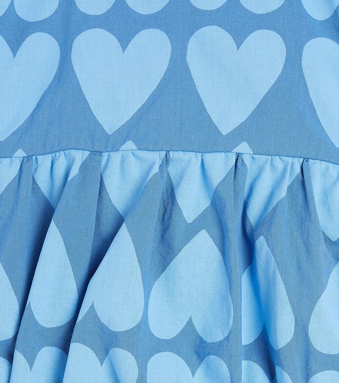 Baby Heart cotton playsuit and sunhat set | Jellymallow