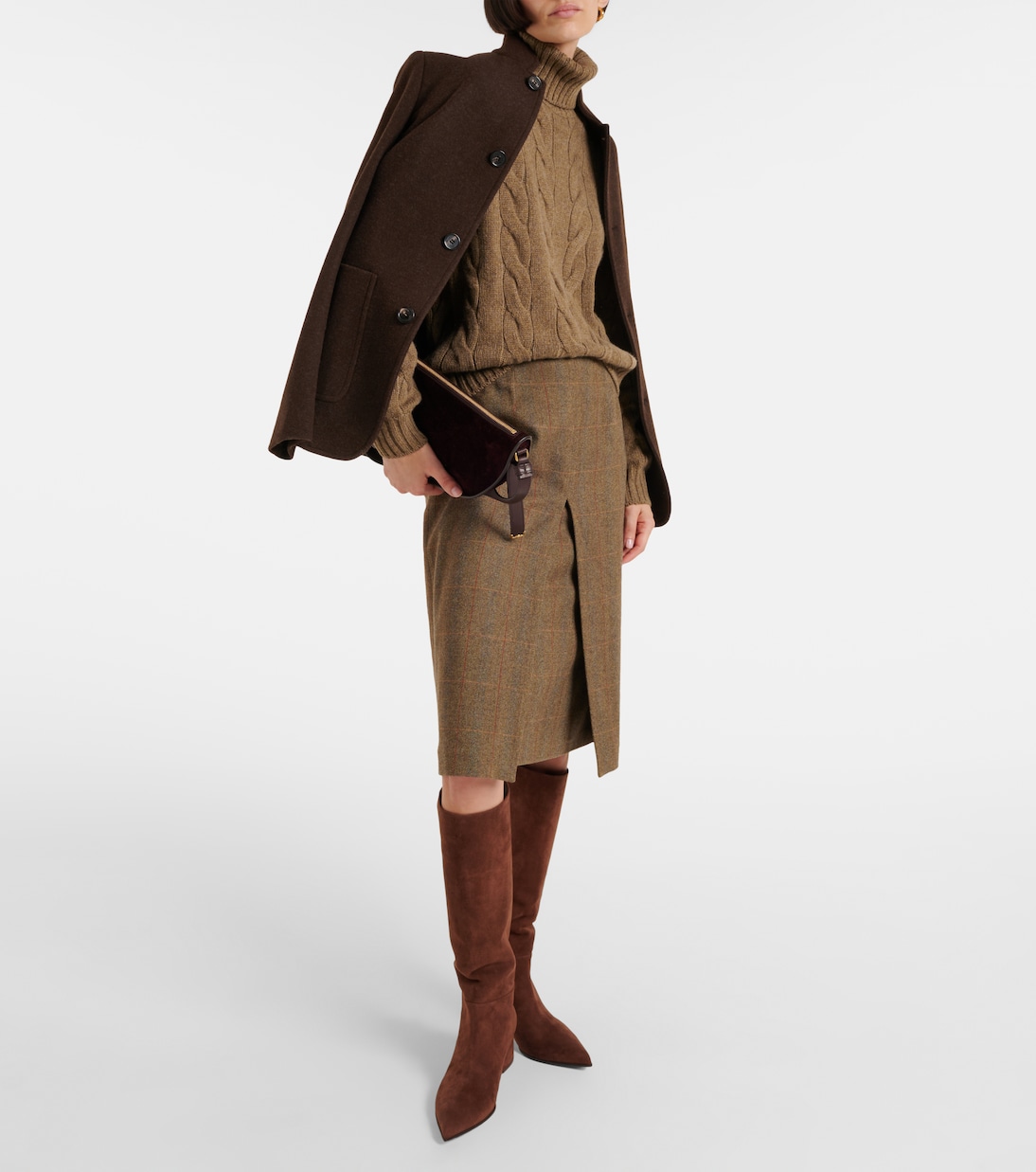 Stiefel 45 aus Veloursleder | Gianvito Rossi