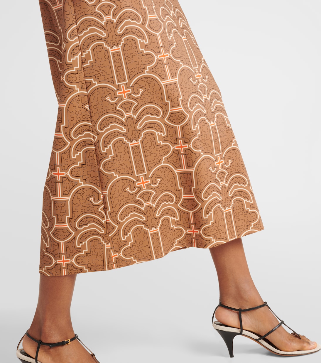 Ring-detail cutout printed maxi dress | Johanna Ortiz