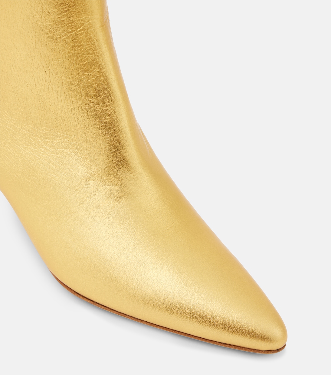 Clayton metallic leather ankle boots | Gabriela Hearst