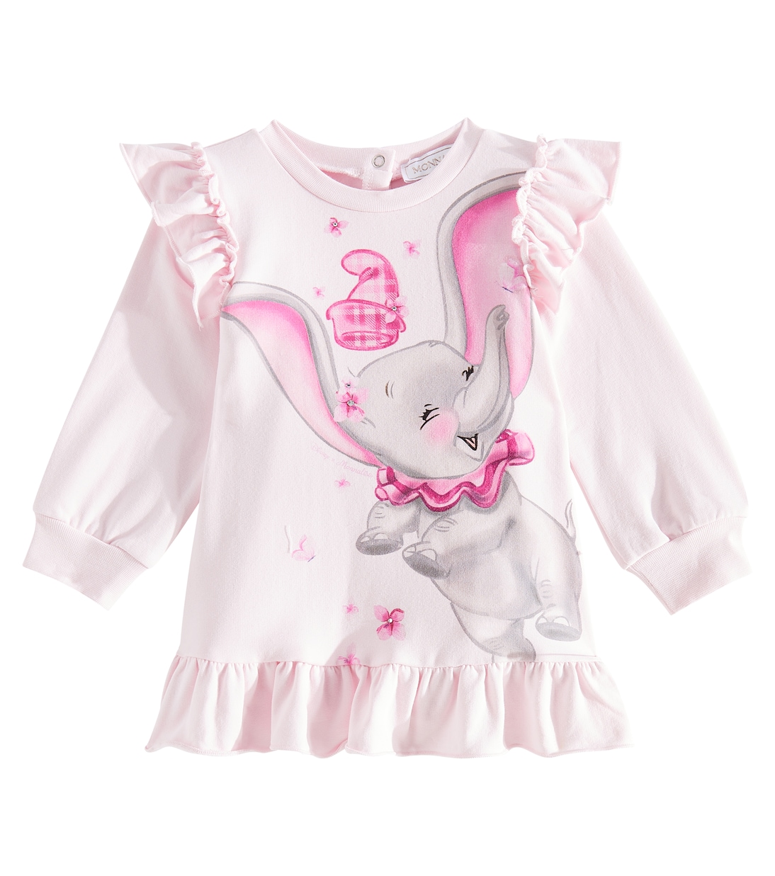 Baby - Abito in misto cotone con stampa | Monnalisa