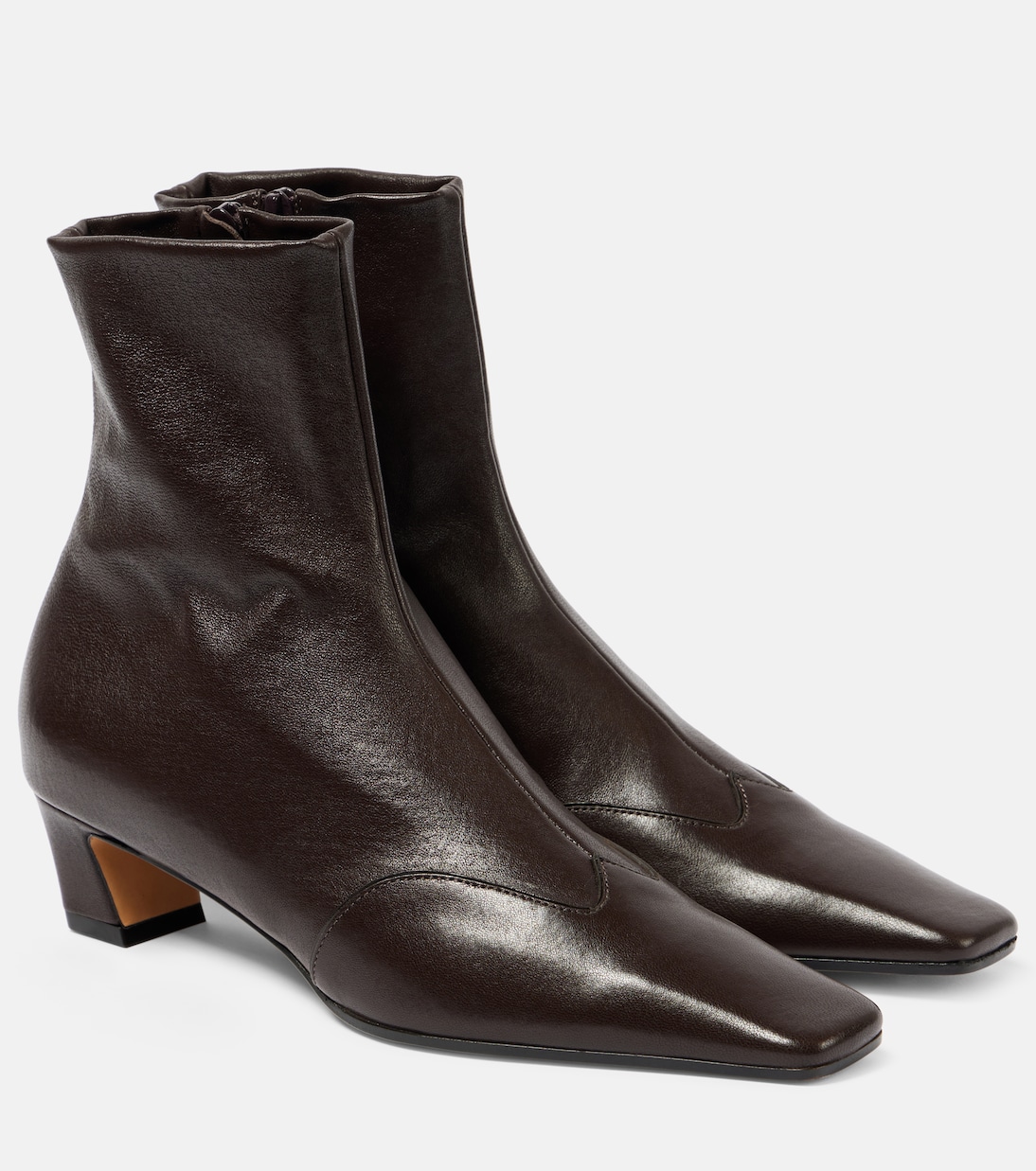 Nevada leather ankle boots | Khaite