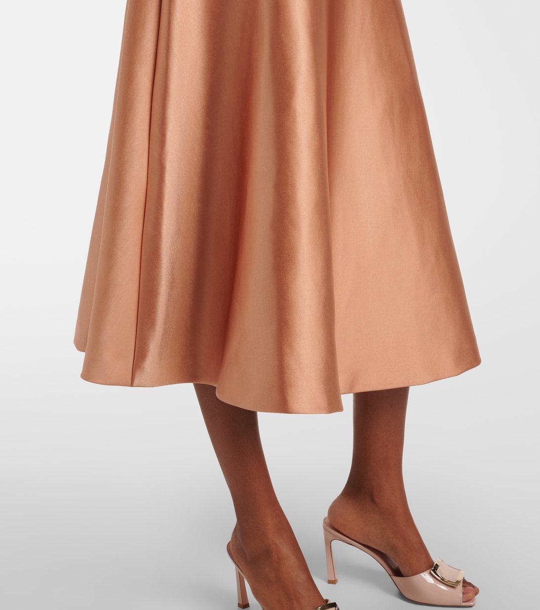 Midirock aus Satin | Carolina Herrera