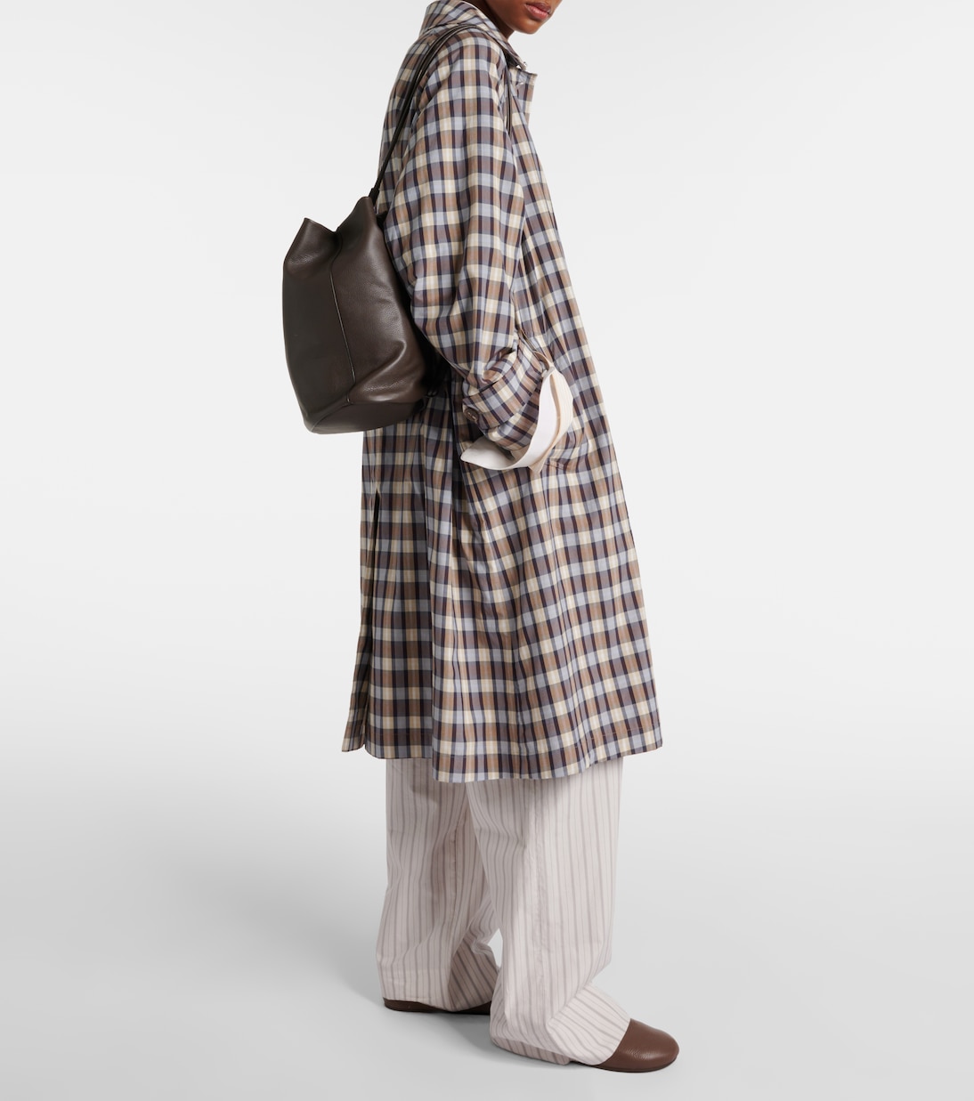 Hugh leather slip-on shoes | The Row