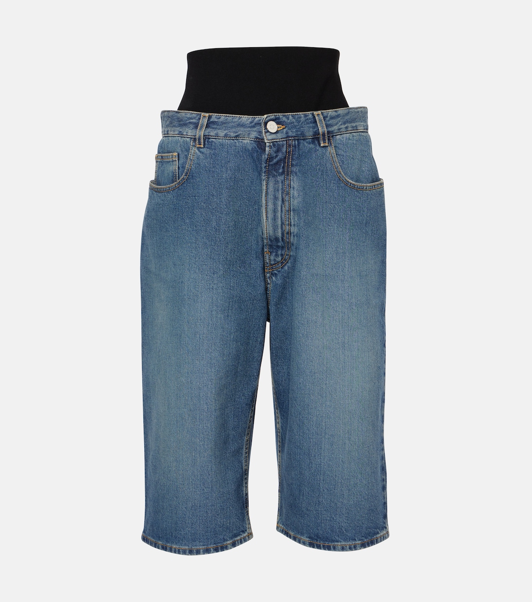 Jeans cropped con gamba arrotondata | Alaïa