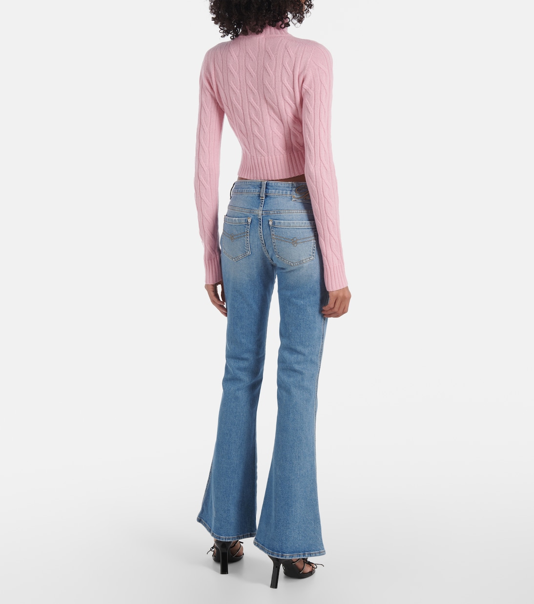 Cropped-Pullover aus Wolle und Kaschmir | Blumarine