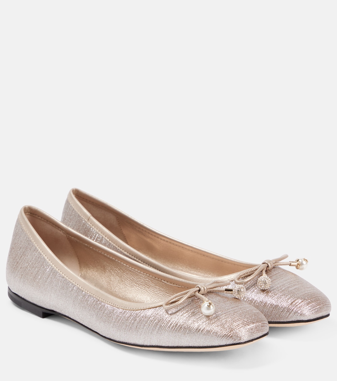 Elme glitter ballet flats | Jimmy Choo