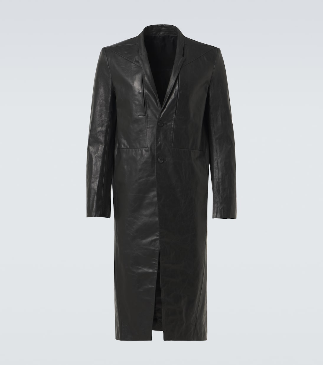 Leather coat | Rick Owens