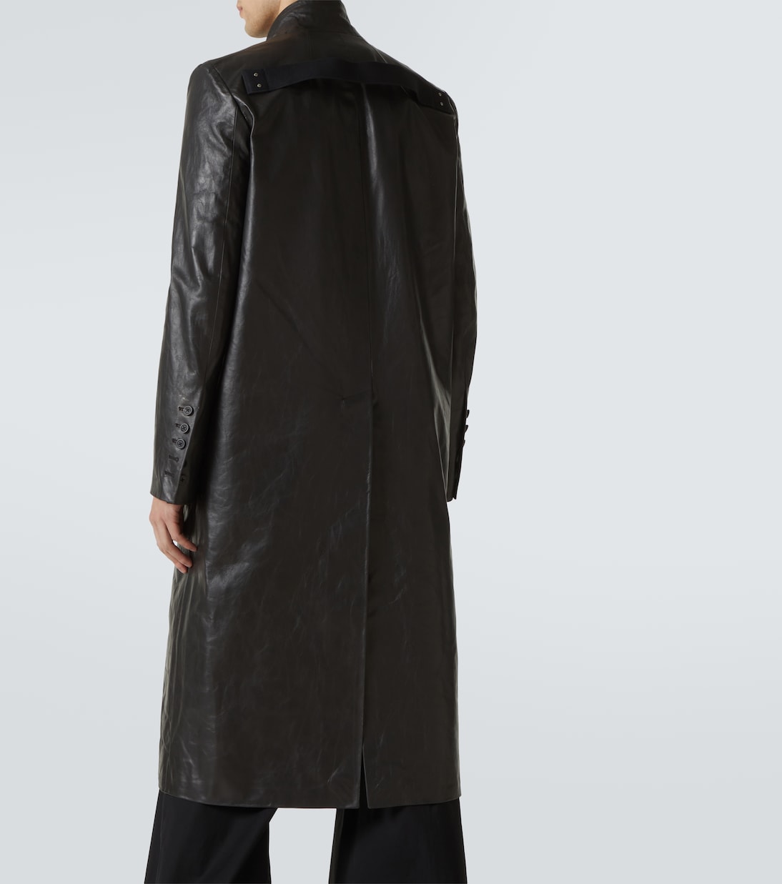 Leather coat | Rick Owens