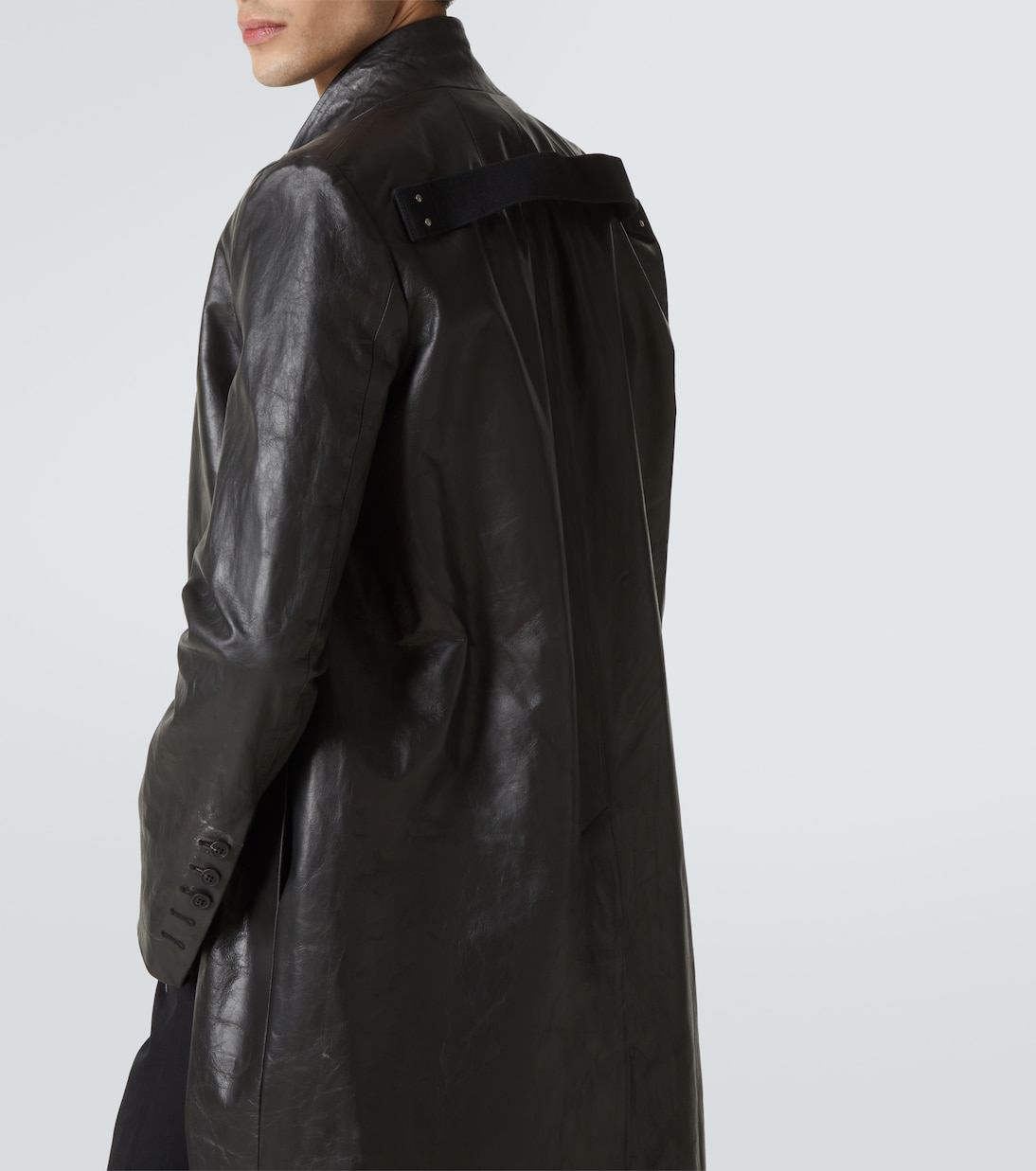 Leather coat | Rick Owens