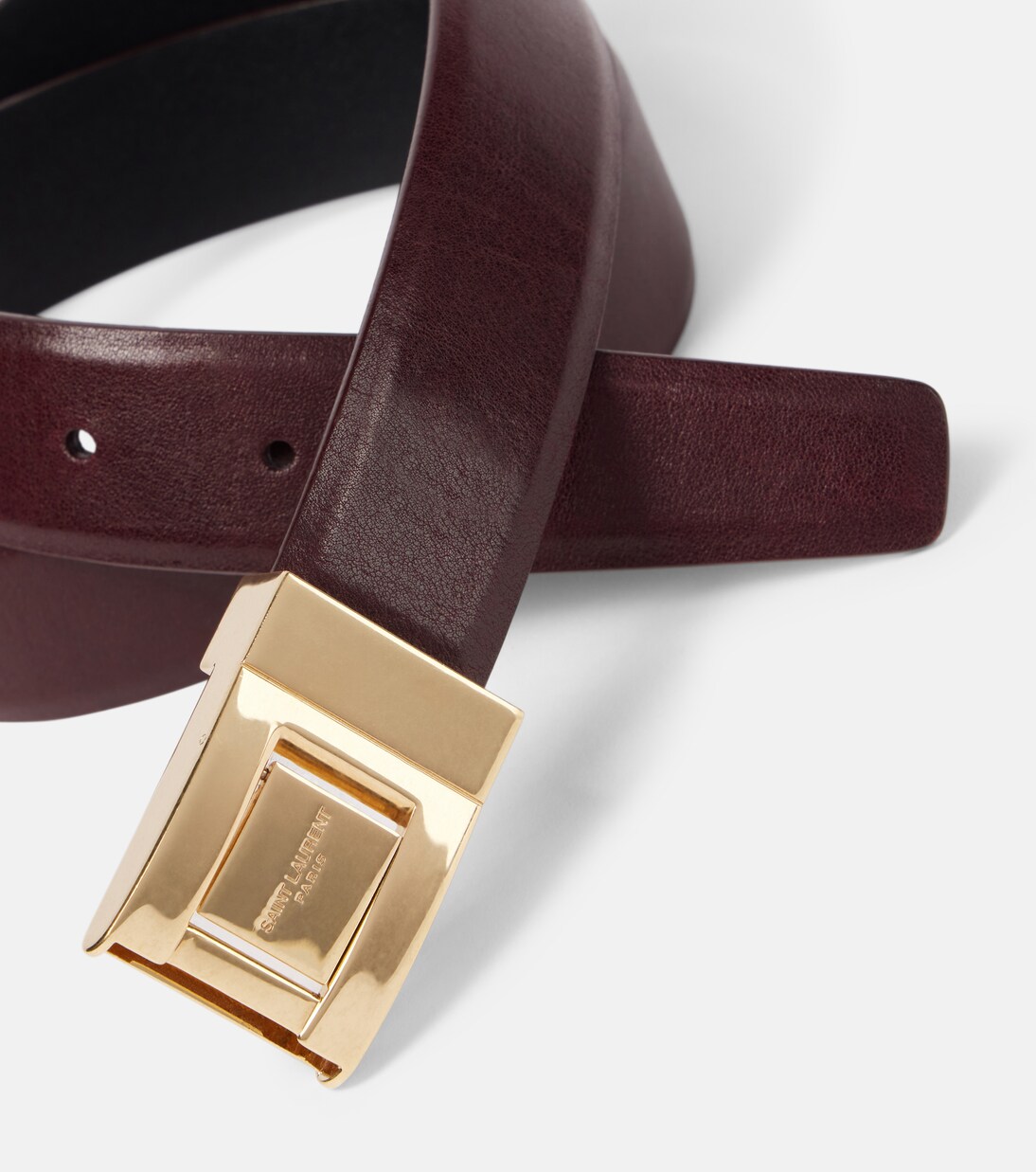Ceinture La 76 en cuir | Saint Laurent