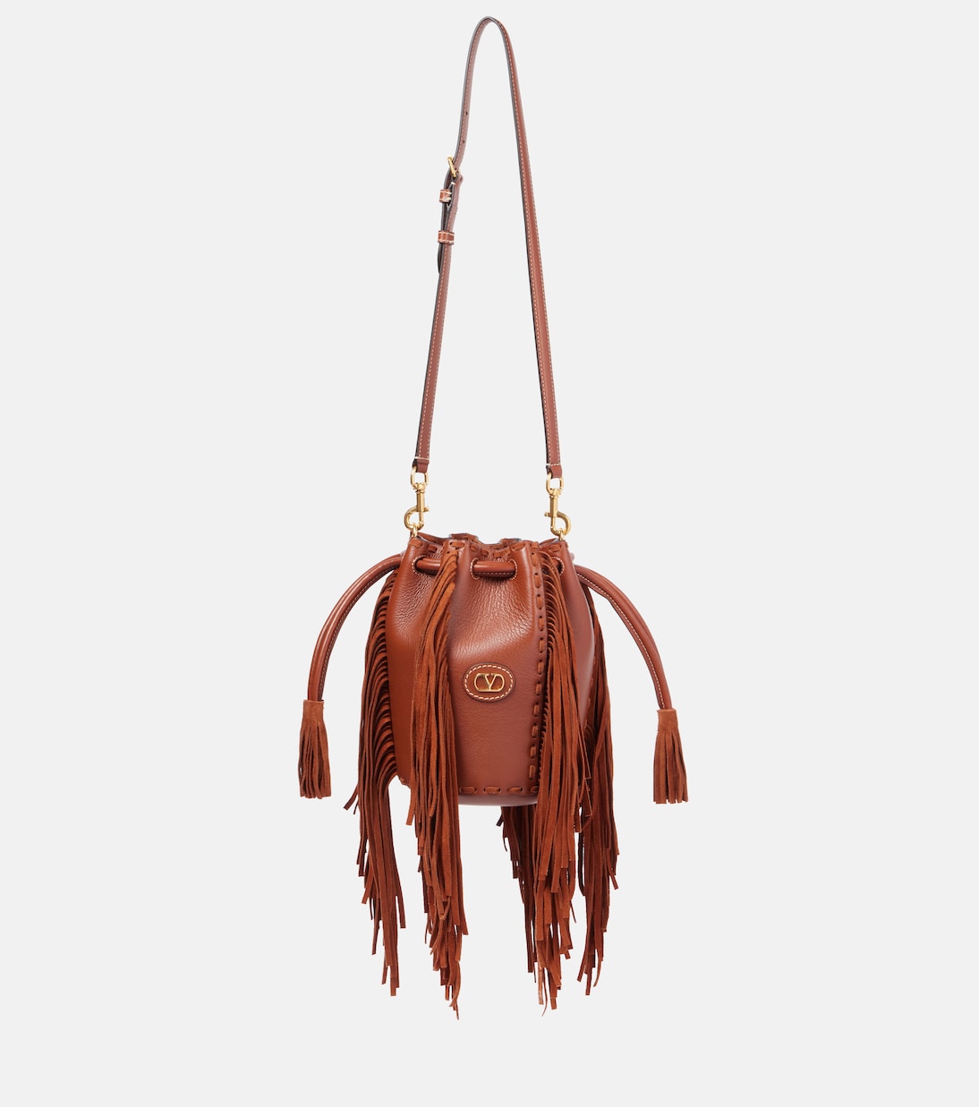 Nellcote Small leather bucket bag | Valentino Garavani