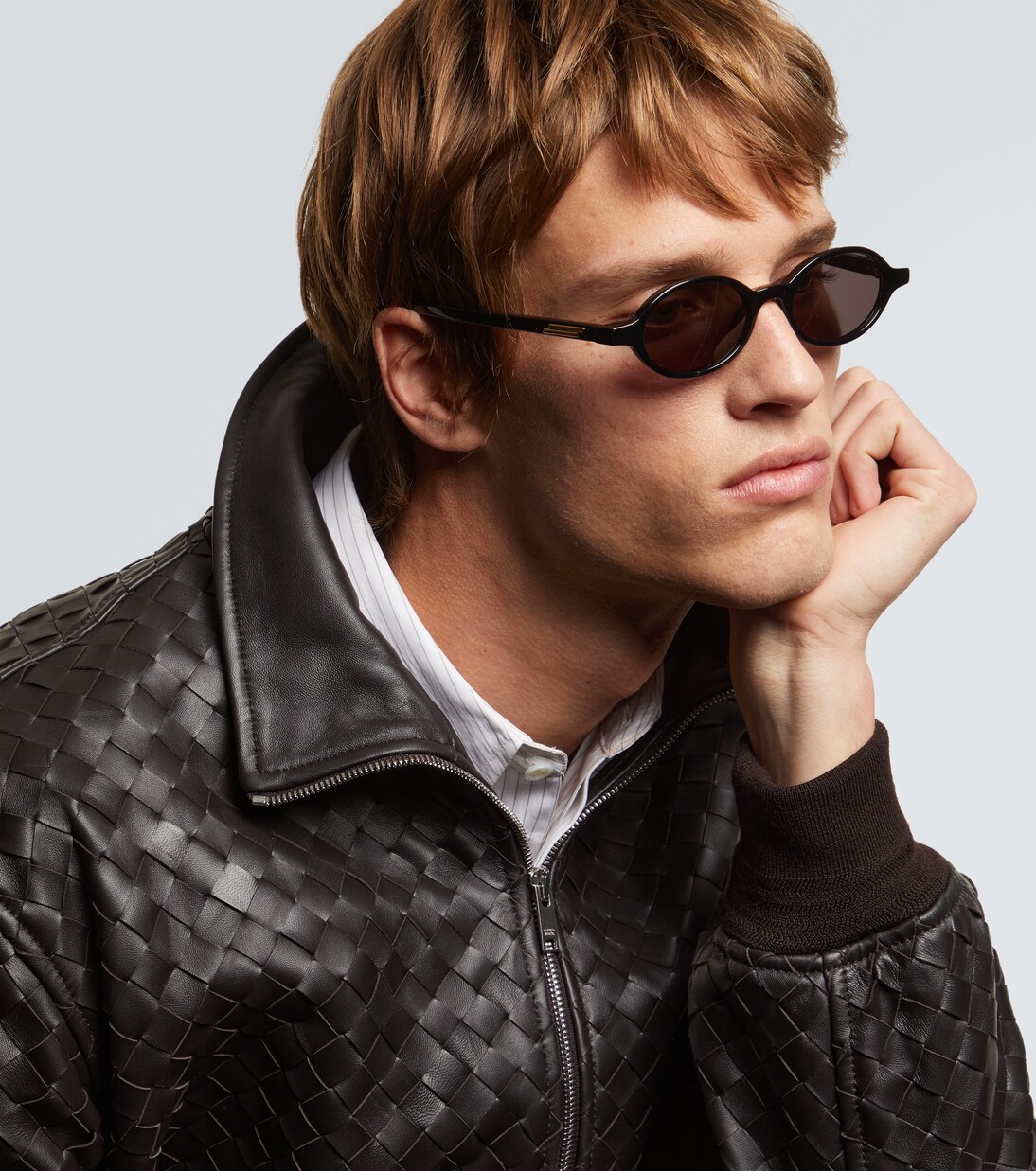 Ovale Sonnenbrille | Bottega Veneta