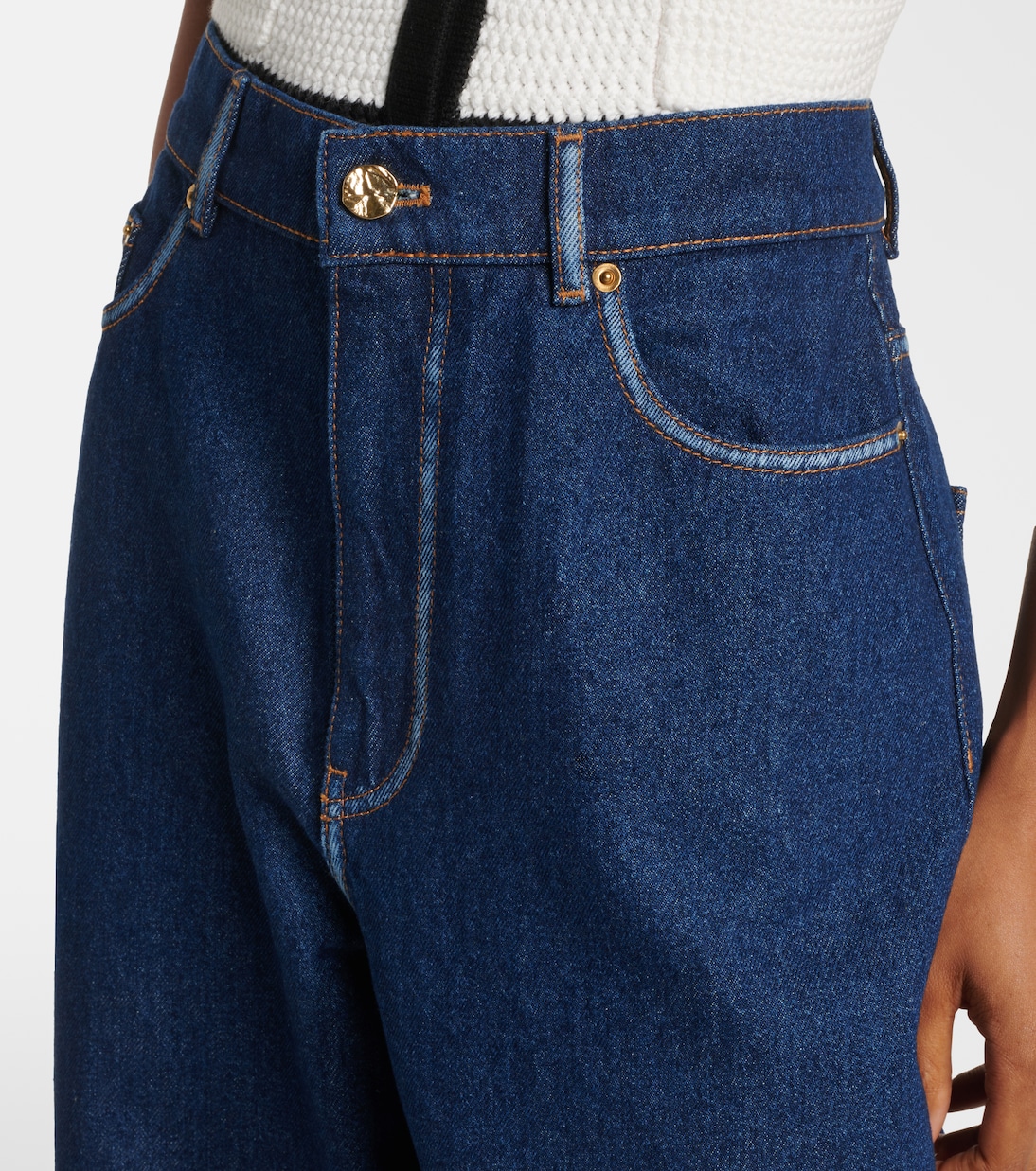 High-Rise Wide-Leg Jeans | Nina Ricci