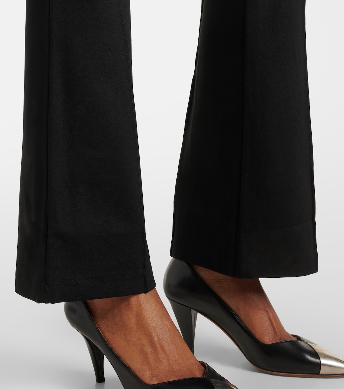 Pantalon évasé Albee à taille haute | Velvet