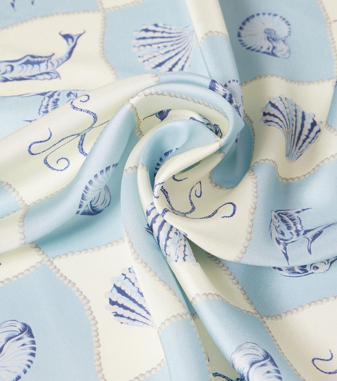 Pia printed silk scarf | Alémais