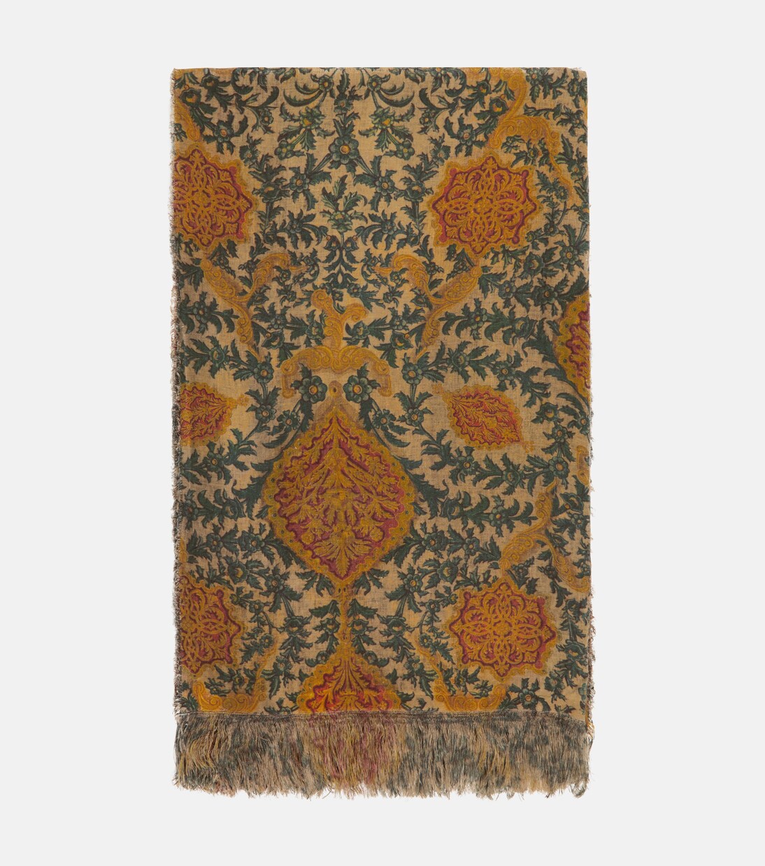 Apoteosi fringed linen jacquard tablecloth | The House of Lyria