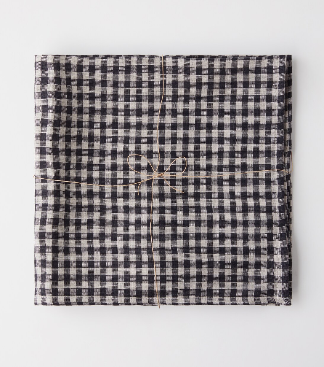 Set of 4 gingham linen napkins | Once Milano