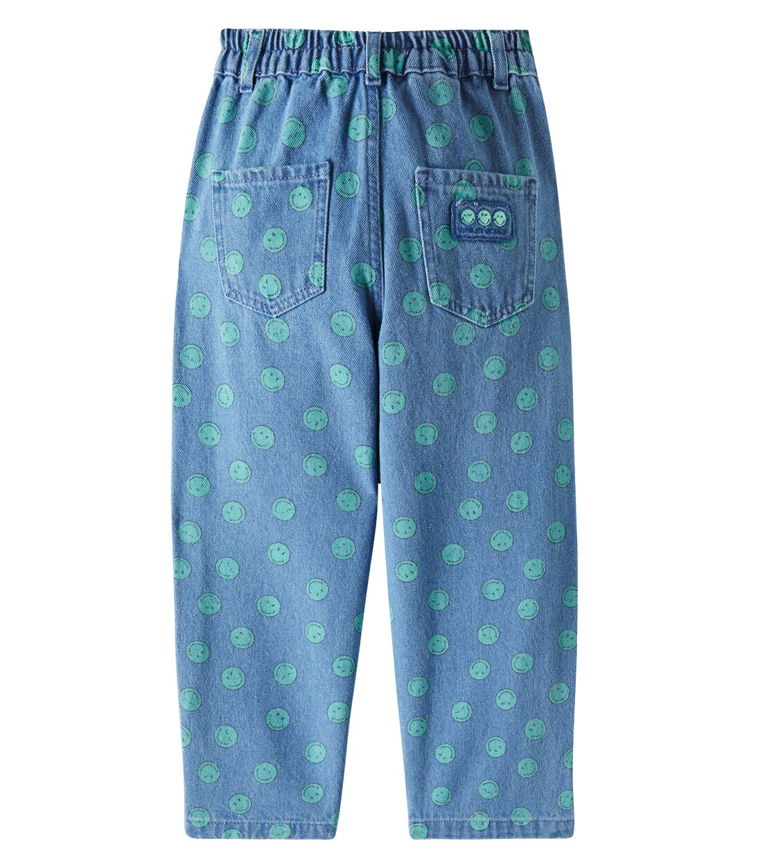 Smiley printed jeans | The New Society