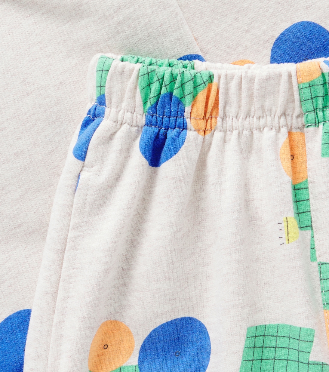 Printed cotton jersey sweatpants | Jellymallow