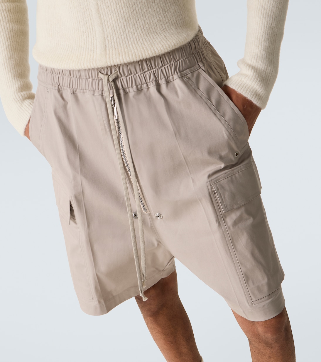 Shorts cargo Cargobela en mezcla de algodón | Rick Owens