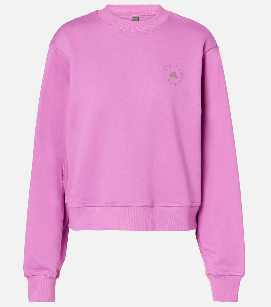 Logo Cotton Sweatshirt | Adidas by Stella McCartney