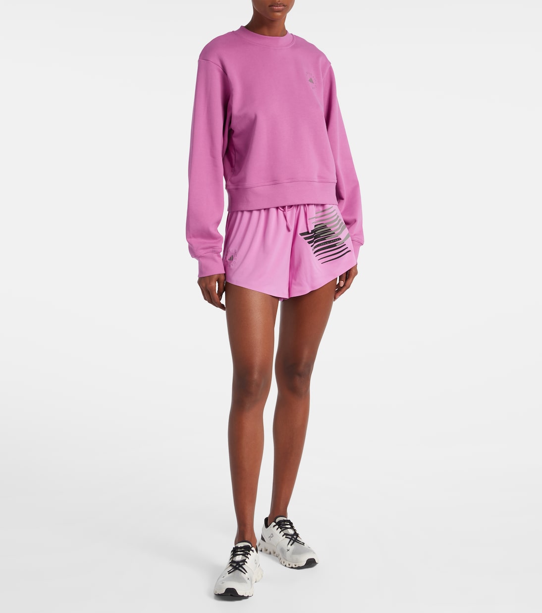 Logo Cotton Sweatshirt | Adidas by Stella McCartney