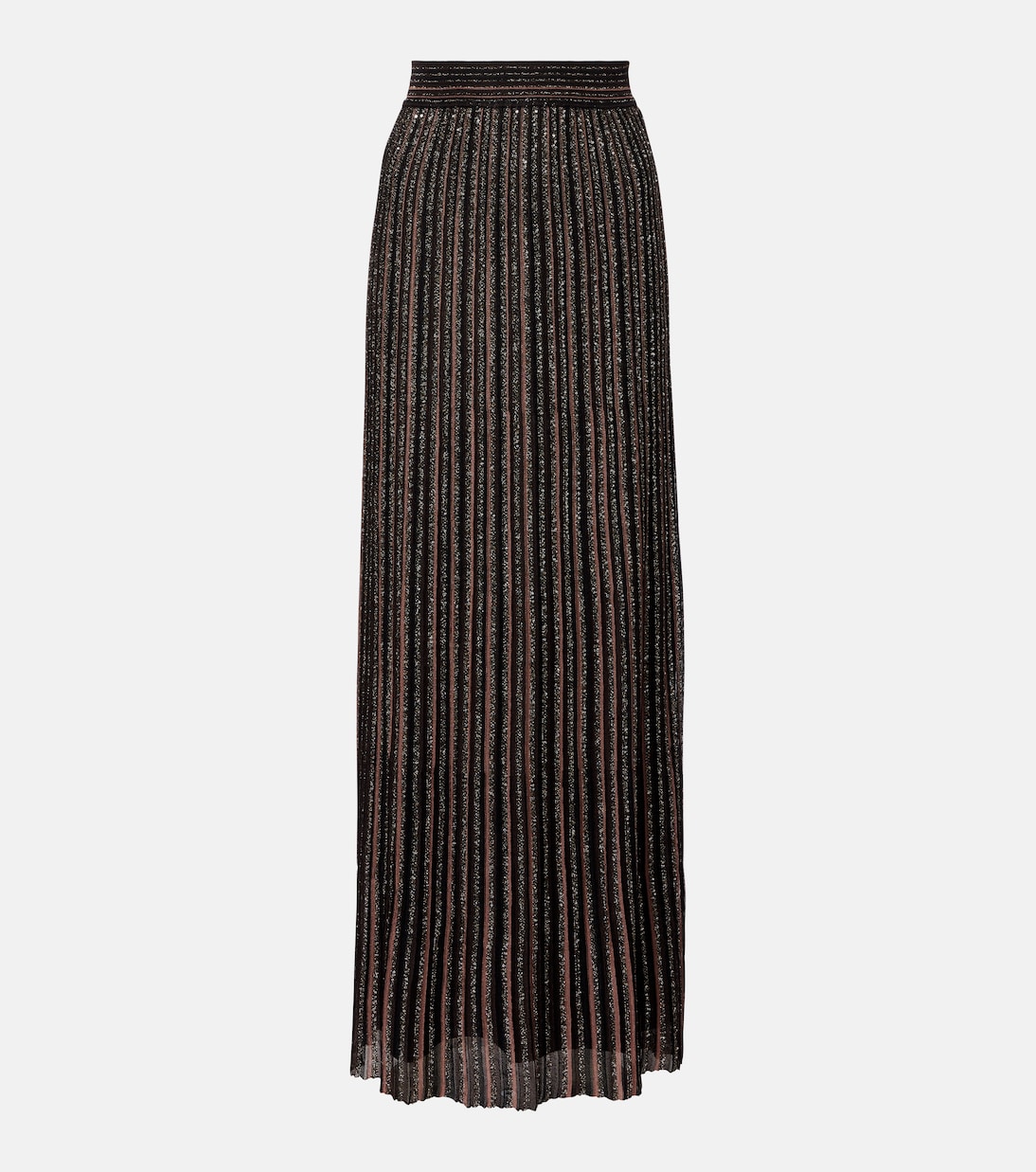 Jupe longue Zig Zag à sequins | Missoni