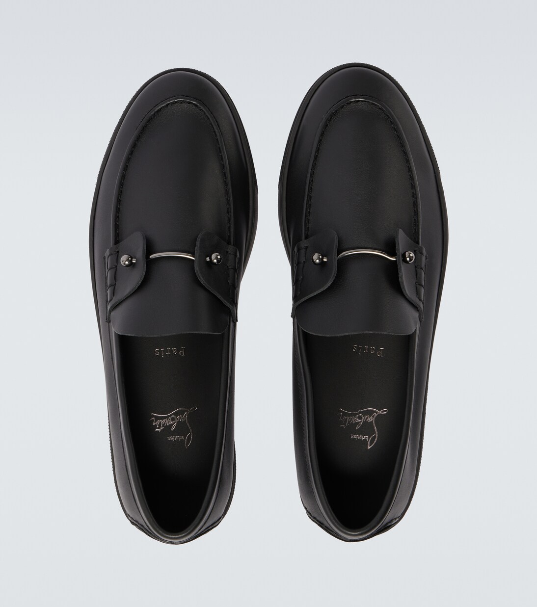 حذاء سليب أون من الجلد Chambeliboat | Christian Louboutin