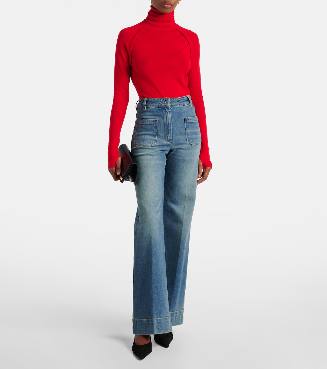 Alina wide-leg jeans | Victoria Beckham