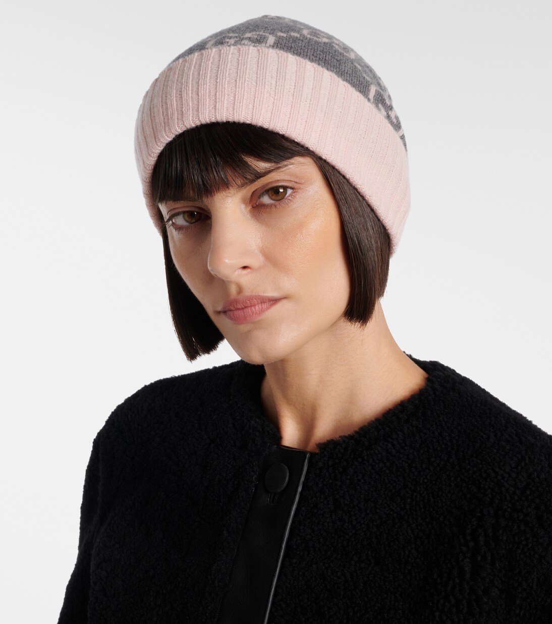 GG cashmere jacquard beanie | Gucci