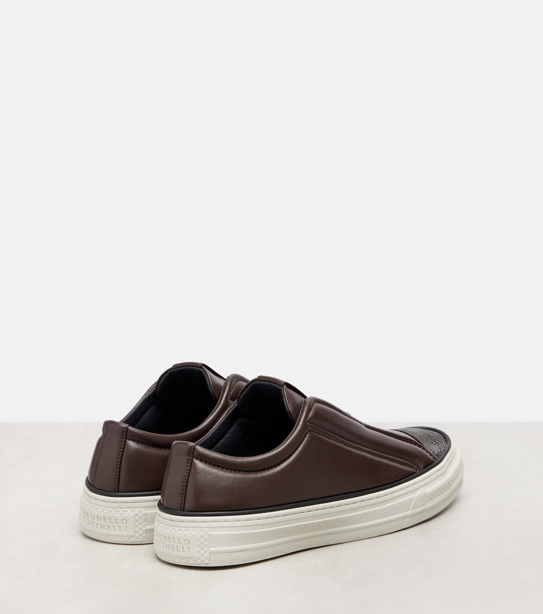 Monili leather sneakers | Brunello Cucinelli