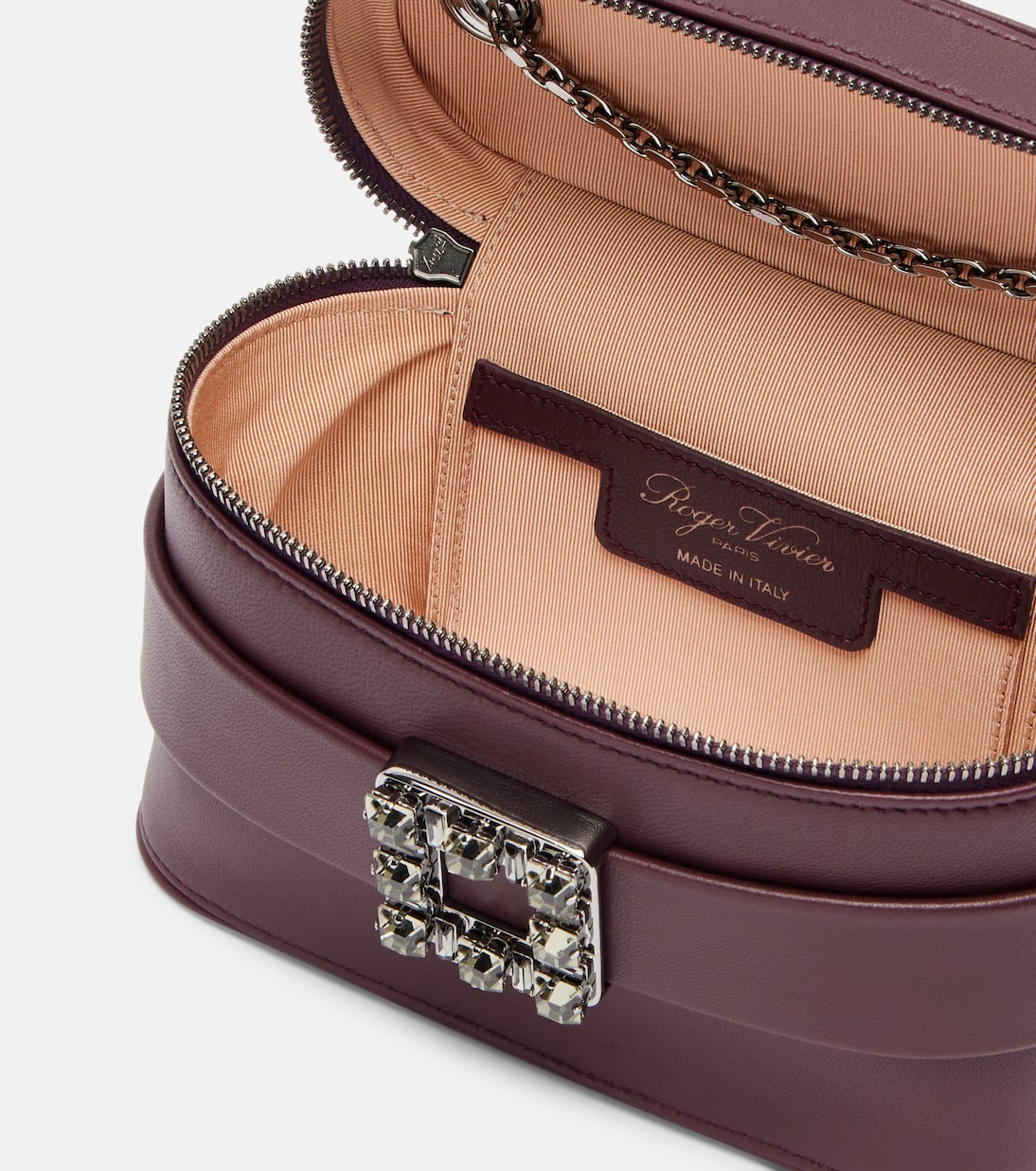 Verzierte Tote Bag Vanity aus Leder | Roger Vivier