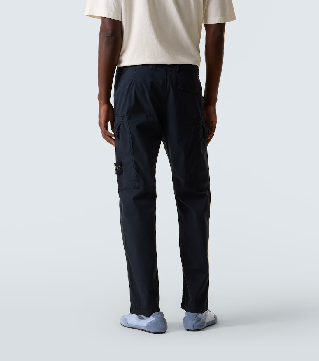 Bestickte Cargohose aus Twill | Stone Island