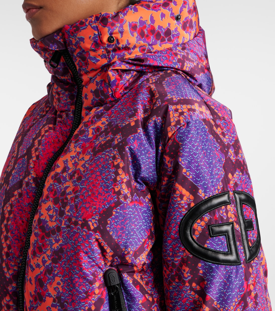 Lucinda animal-print down ski jacket | Goldbergh