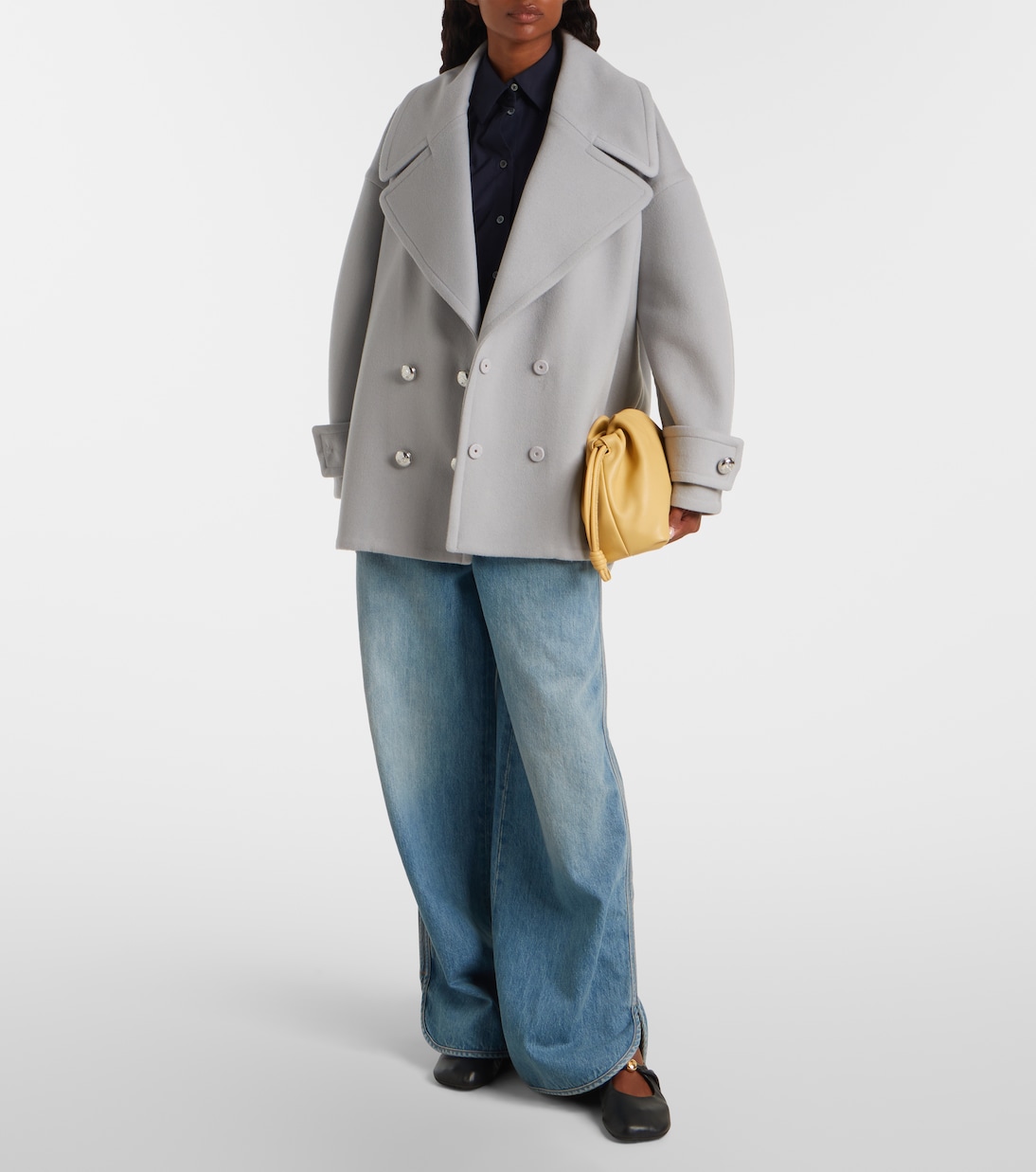 Cabanjacke Pebble aus Wolle | Loewe