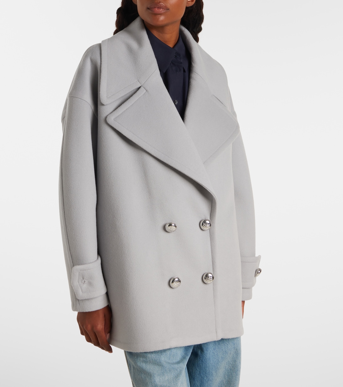 Cabanjacke Pebble aus Wolle | Loewe