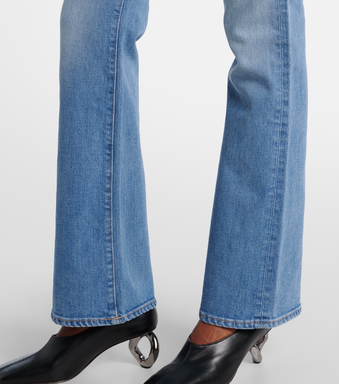 Anita高腰微喇牛仔裤 | Slvrlake