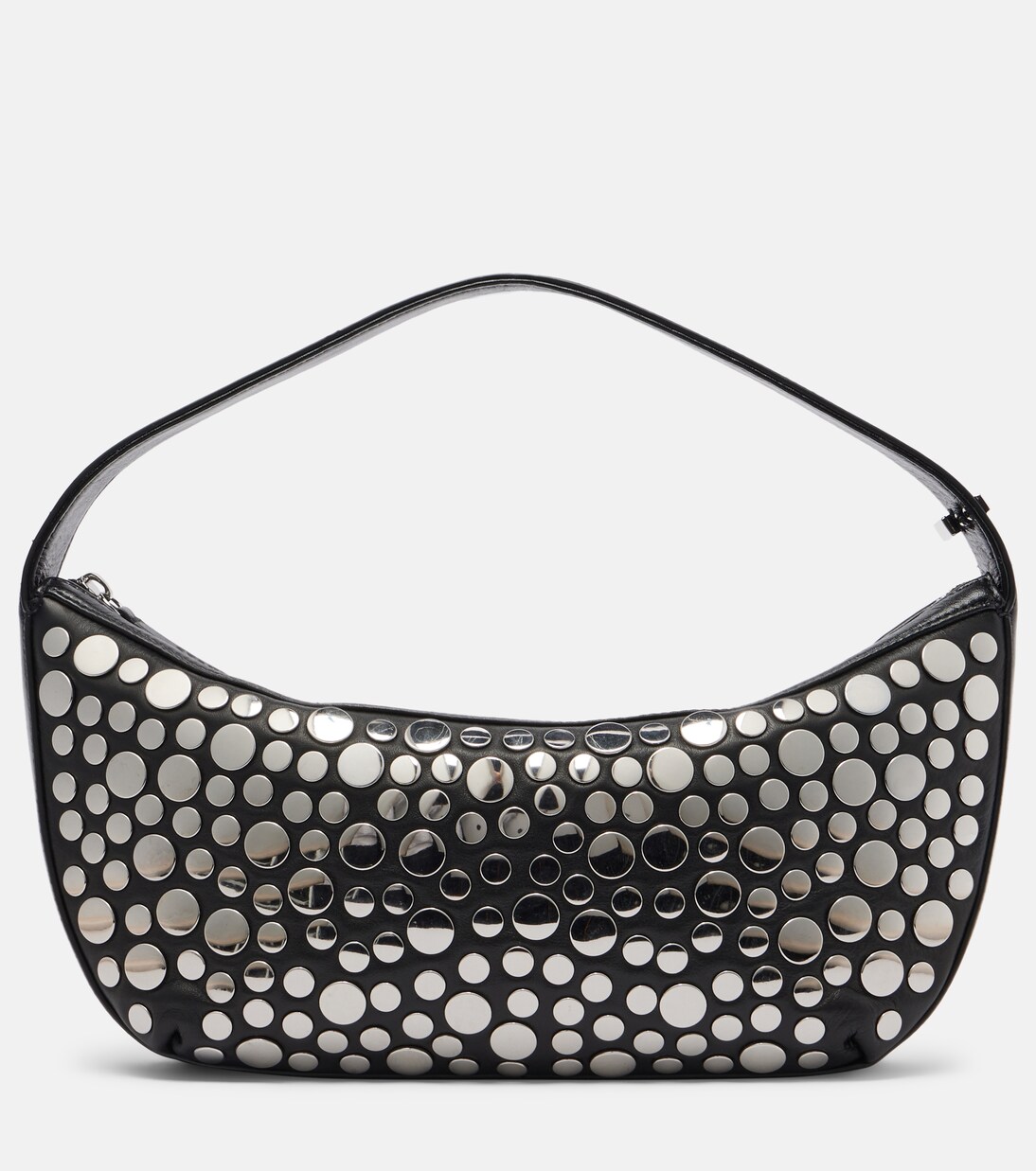 Demy Small studded leather shoulder bag | Staud