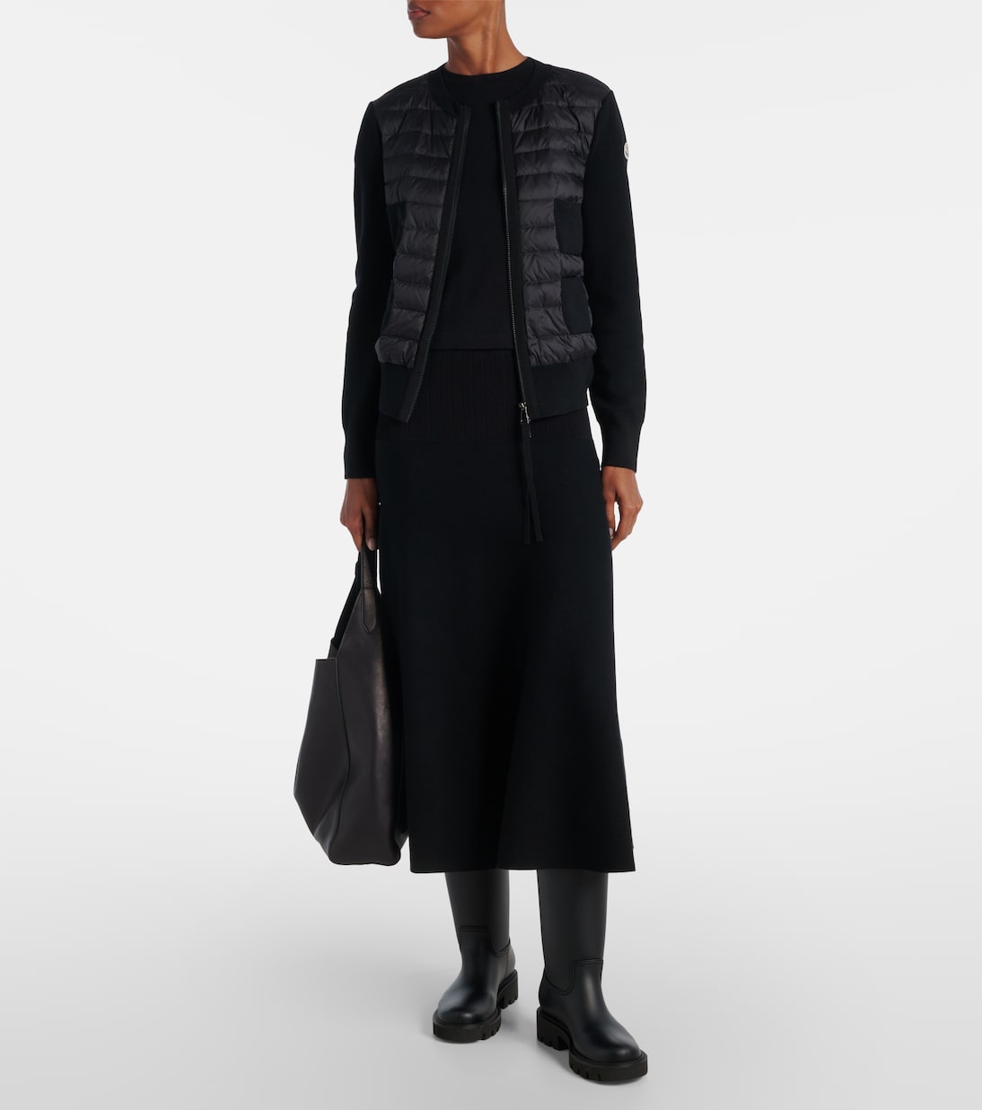 Cardigan con imbottitura in piuma | Moncler