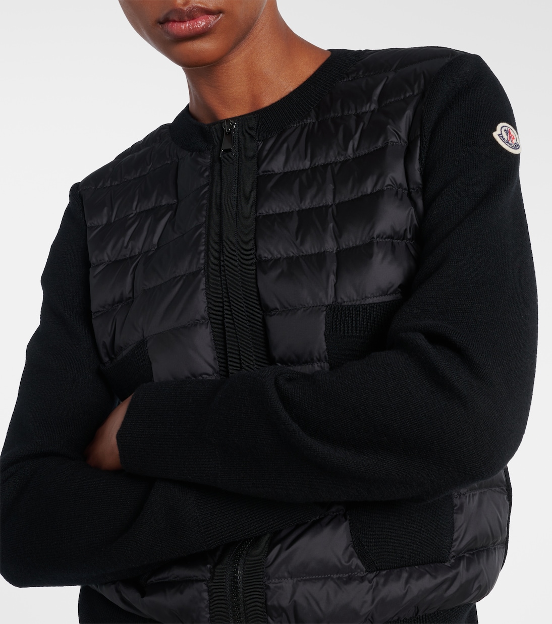 Cardigan con imbottitura in piuma | Moncler