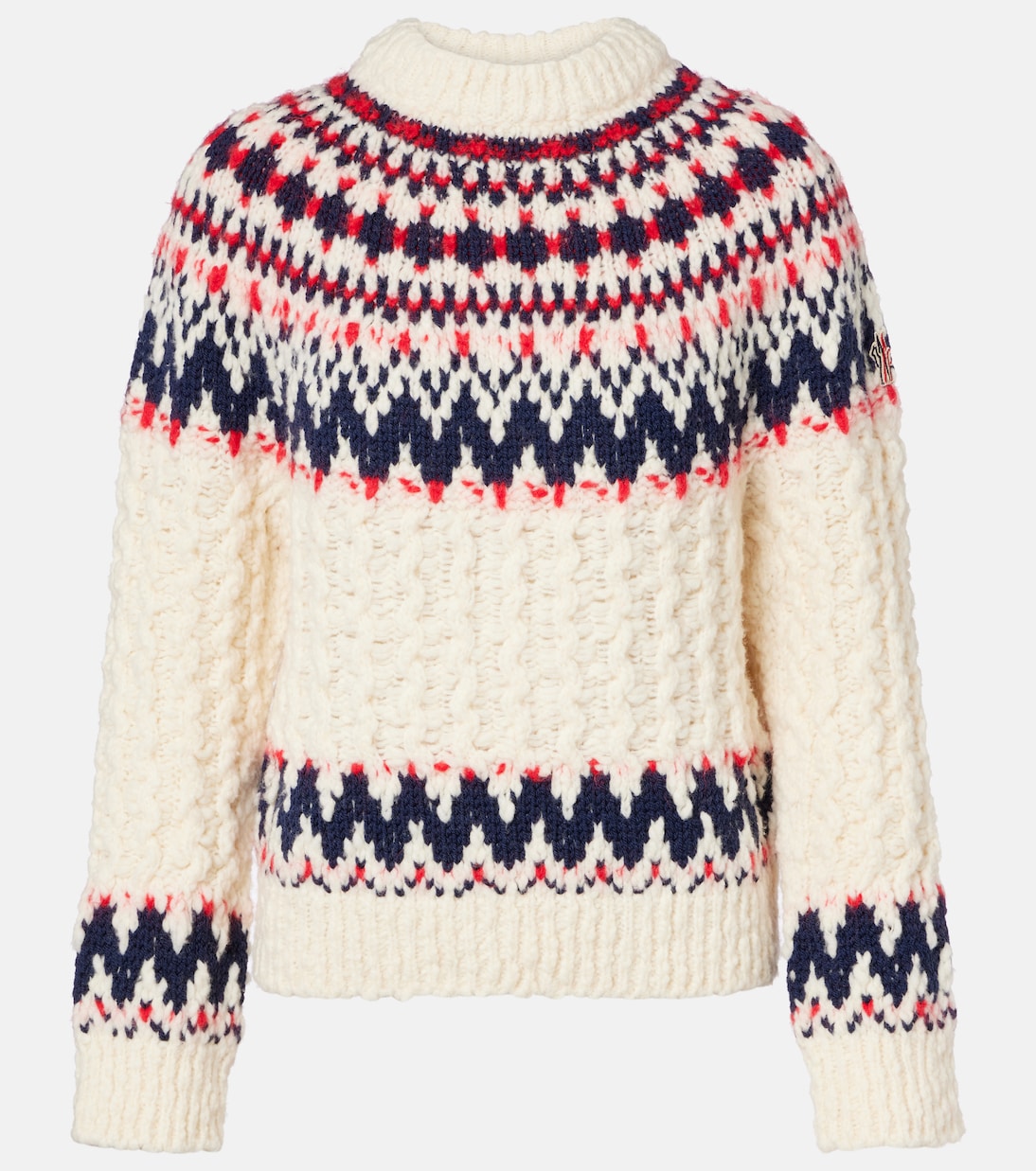 Jacquard wool-blend sweater | Moncler Grenoble