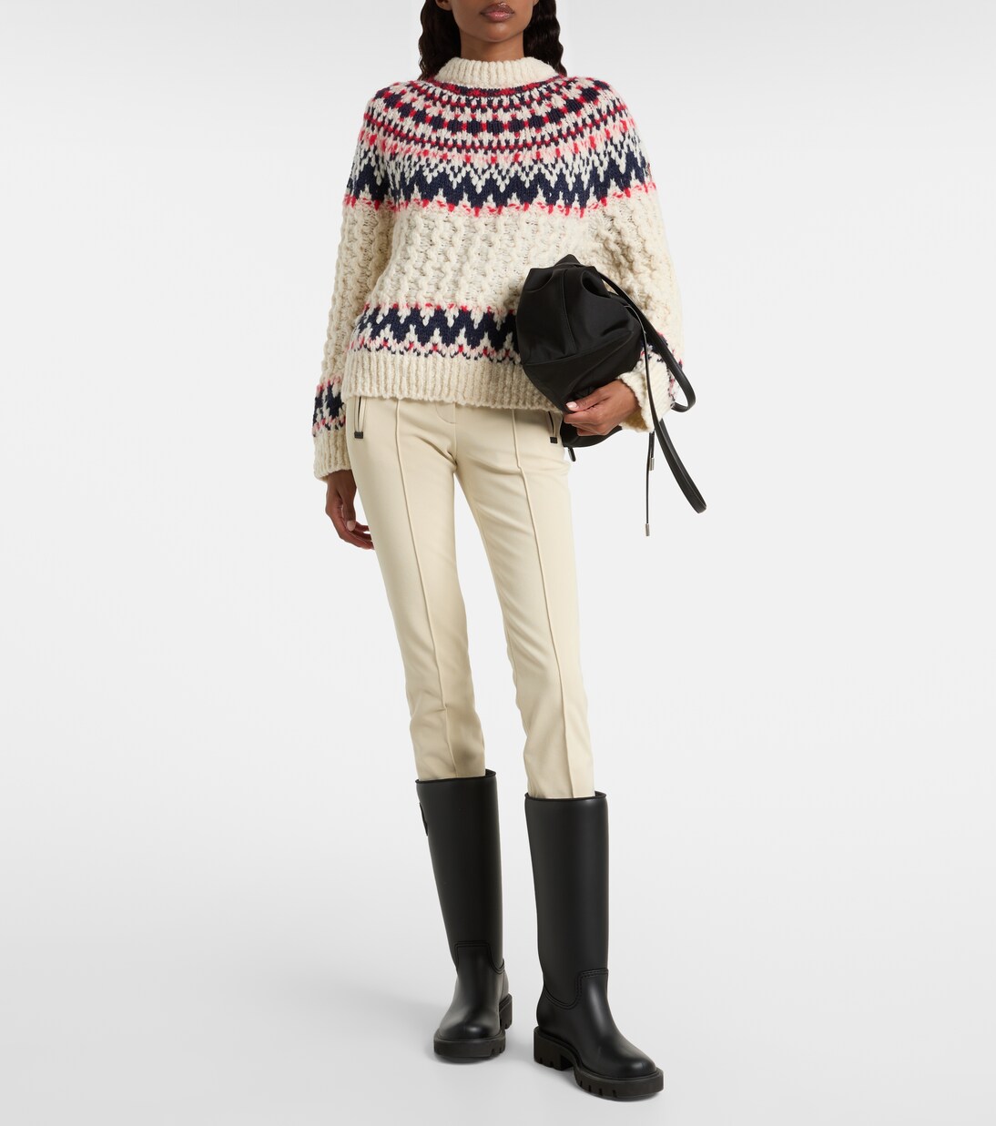 Jacquard wool-blend sweater | Moncler Grenoble